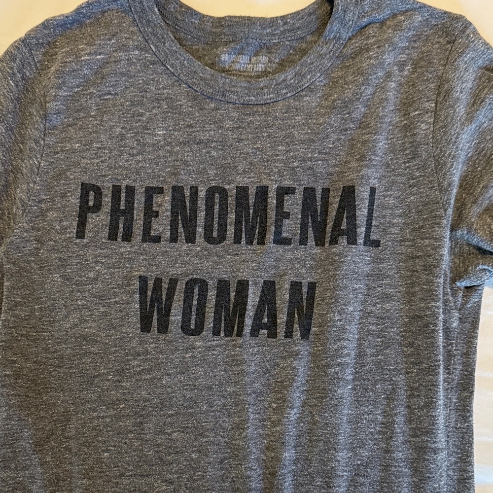 Gray Phenomenal Woman T-Shirt